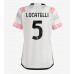 Juventus Manuel Locatelli #5 Bortedrakt Dame 2023-24 Korte ermer